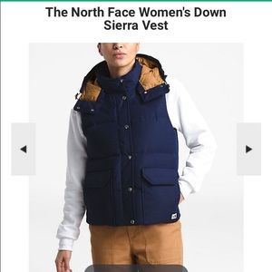 The North Face women down Sierra vest